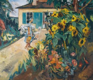 Mein Garten by Leo Putz Oil Painting