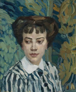 Tico Mewes by Leo Putz Oil Painting