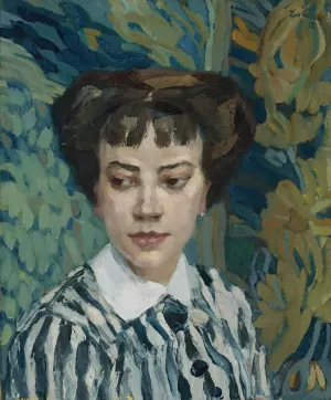 Tico Mewes by Leo Putz Oil Painting