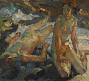 Waldesruhe by Leo Putz Oil Painting