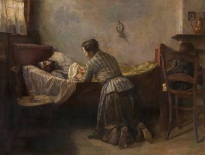 Ill Man by Leo Van Aken Oil Painting