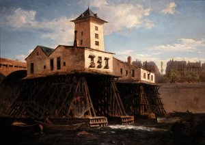 La pompe Notre-Dame by Leon-Auguste Melle Oil Painting