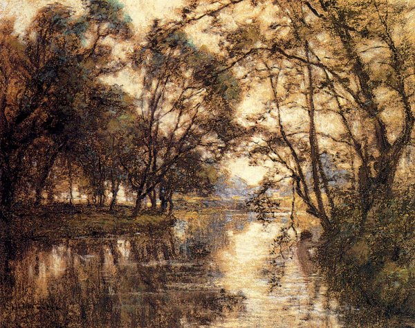 Chelles by Leon-Augustin L'Hermitte - Hand-Painted Oil Painting Reproduction