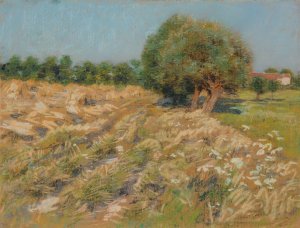 Le chemin de la ferme Oil painting by Leon Augustin Lhermitte
