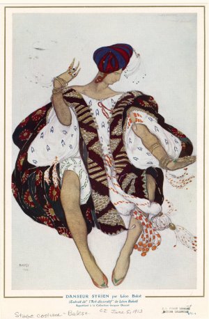 Danseur Syrien par Leon Bakst by Leon Bakst Oil Painting