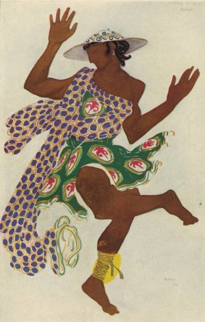 Shepherd in 'Daphnis et Chloe' by Leon Bakst Oil Painting