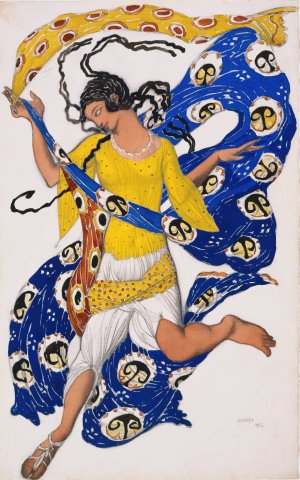 The Butterfly by Leon Bakst Oil Painting