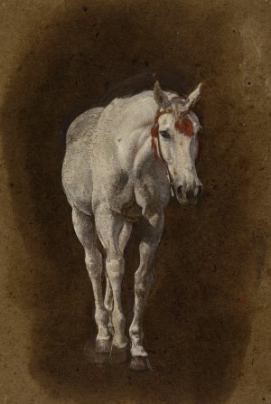 Cheval by Leon Bonnat Oil Painting