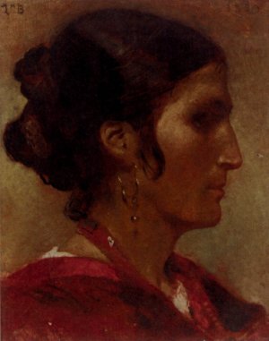 Ciociara by Leon Bonnat Oil Painting
