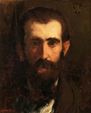 El pintor Ceferino Araujo Sanchez by Leon Bonnat Oil Painting