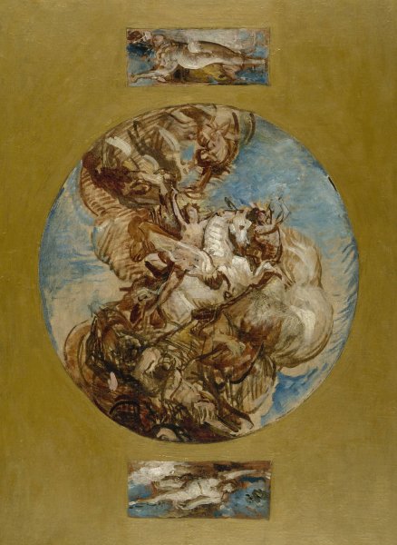 La glorification de l'Art  by Leon Bonnat - Hand-Painted Oil Painting Reproduction