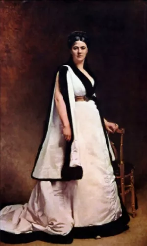 Madame Pasca painting by Leon Bonnat