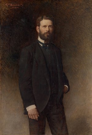 Portrait of Henry Field by Leon Bonnat Oil Painting