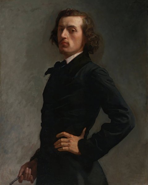 Portrait Of Monsieur Allard by Leon Bonnat - Hand-Painted Oil Painting Reproduction