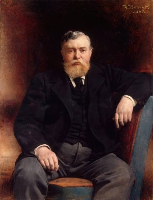 Portrait of Prince Vyacheslav Tenishev by Leon Bonnat Oil Painting