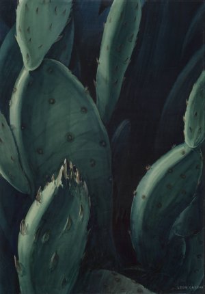 Emeralds by Leon Carroll Oil Painting