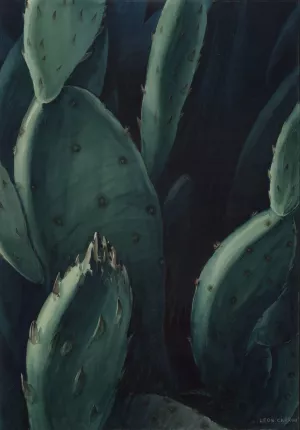Emeralds by Leon Carroll Oil Painting