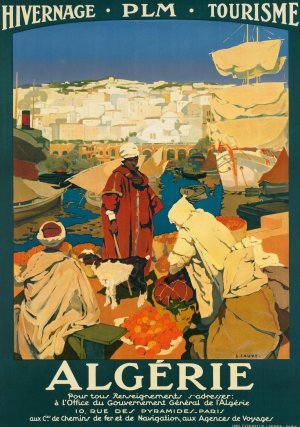 Algerie by Leon Cauvy Oil Painting