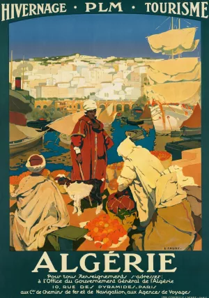 Algerie by Leon Cauvy Oil Painting