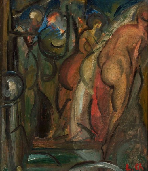 Banquet  by Leon Chwistek - Hand-Painted Oil Painting Reproduction