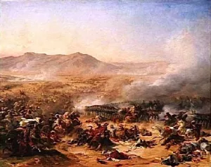 Battle of Mont Thabor painting by Leon Cogniet