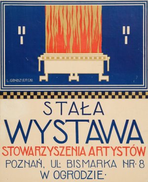 Stala Wystawa Stowarzyszenia Artystow, Poznan by Leon Gendzierski Oil Painting