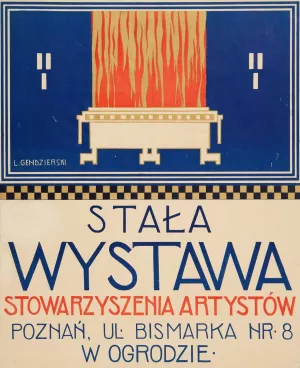 Stala Wystawa Stowarzyszenia Artystow, Poznan Oil painting by Leon Gendzierski