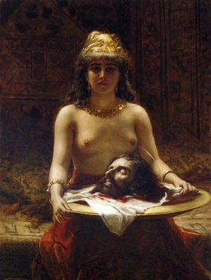 Salome by Leon Herbo Oil Painting