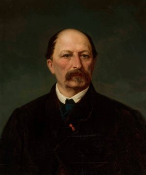 Portrait of Ksawery Branicki by Leon Kaplinski Oil Painting