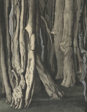 Bomen by Leon Spilliaert Oil Painting