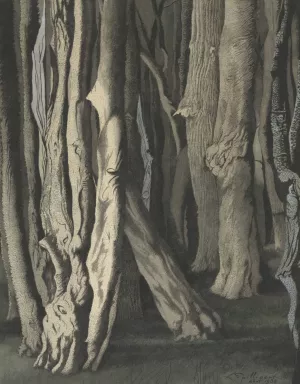 Bomen by Leon Spilliaert Oil Painting