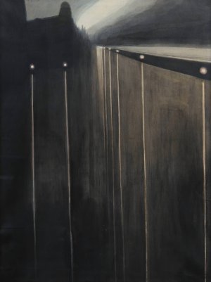Digue D'ostende Aux Reverberes by Leon Spilliaert Oil Painting