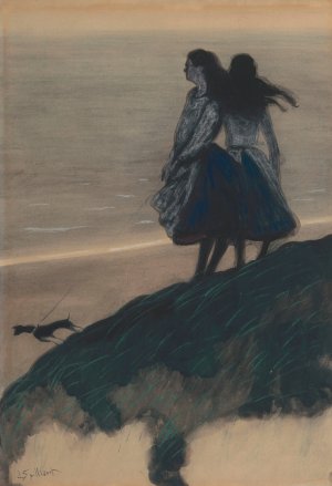 Girls on a Dune by Leon Spilliaert Oil Painting
