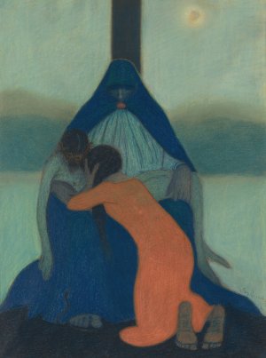 Pieta by Leon Spilliaert Oil Painting