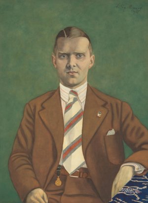 Portret van Adolphe Van Glabbeke by Leon Spilliaert Oil Painting