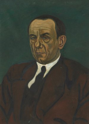Portret van Henri Vandeputte by Leon Spilliaert Oil Painting