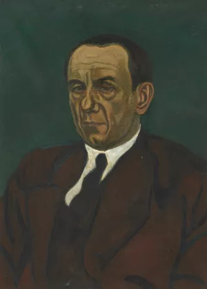 Portret van Henri Vandeputte by Leon Spilliaert Oil Painting