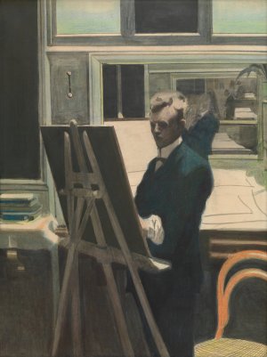 Self Portrait by Leon Spilliaert Oil Painting