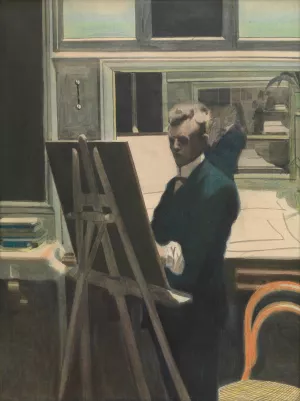 Self Portrait by Leon Spilliaert Oil Painting