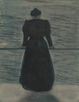 Woman by the Sea by Leon Spilliaert Oil Painting