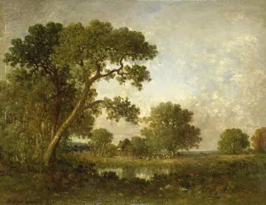 Landscape by Leon-Victor Dupre Oil Painting