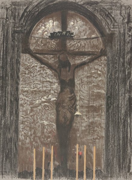 Main Product Photo of Chrystus  Painting by Leon Wyczolkowski