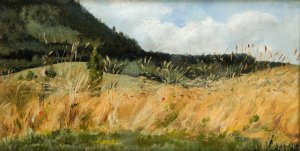 Corn-Field by Leon Wyczolkowski Oil Painting
