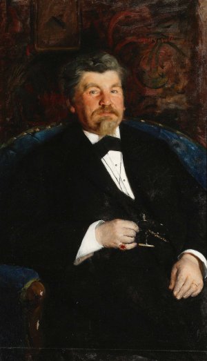 Portrait of a man by Leon Wyczolkowski Oil Painting