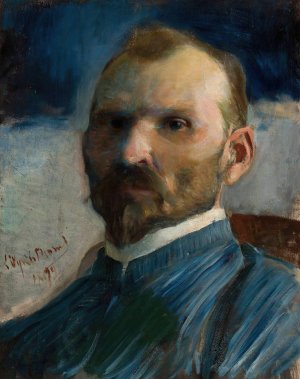 Self-portrait by Leon Wyczolkowski Oil Painting