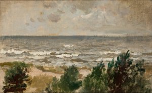 Windy Day by Leon Wyczolkowski Oil Painting