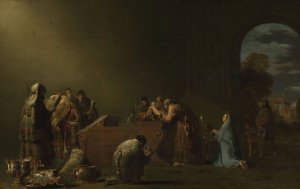 Circumcision of Christ by Leonaert Bramer Oil Painting