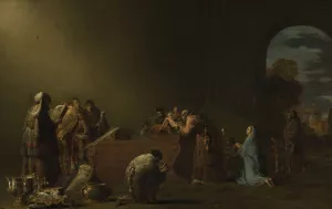 Circumcision of Christ by Leonaert Bramer Oil Painting