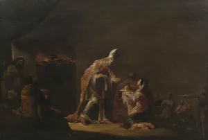 Die Darstellung im Tempel by Leonaert Bramer Oil Painting