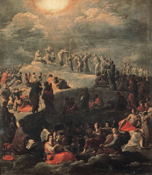 Glorification of the Holy Cross  by Leonaert Bramer - Hand-Painted Oil Painting Reproduction